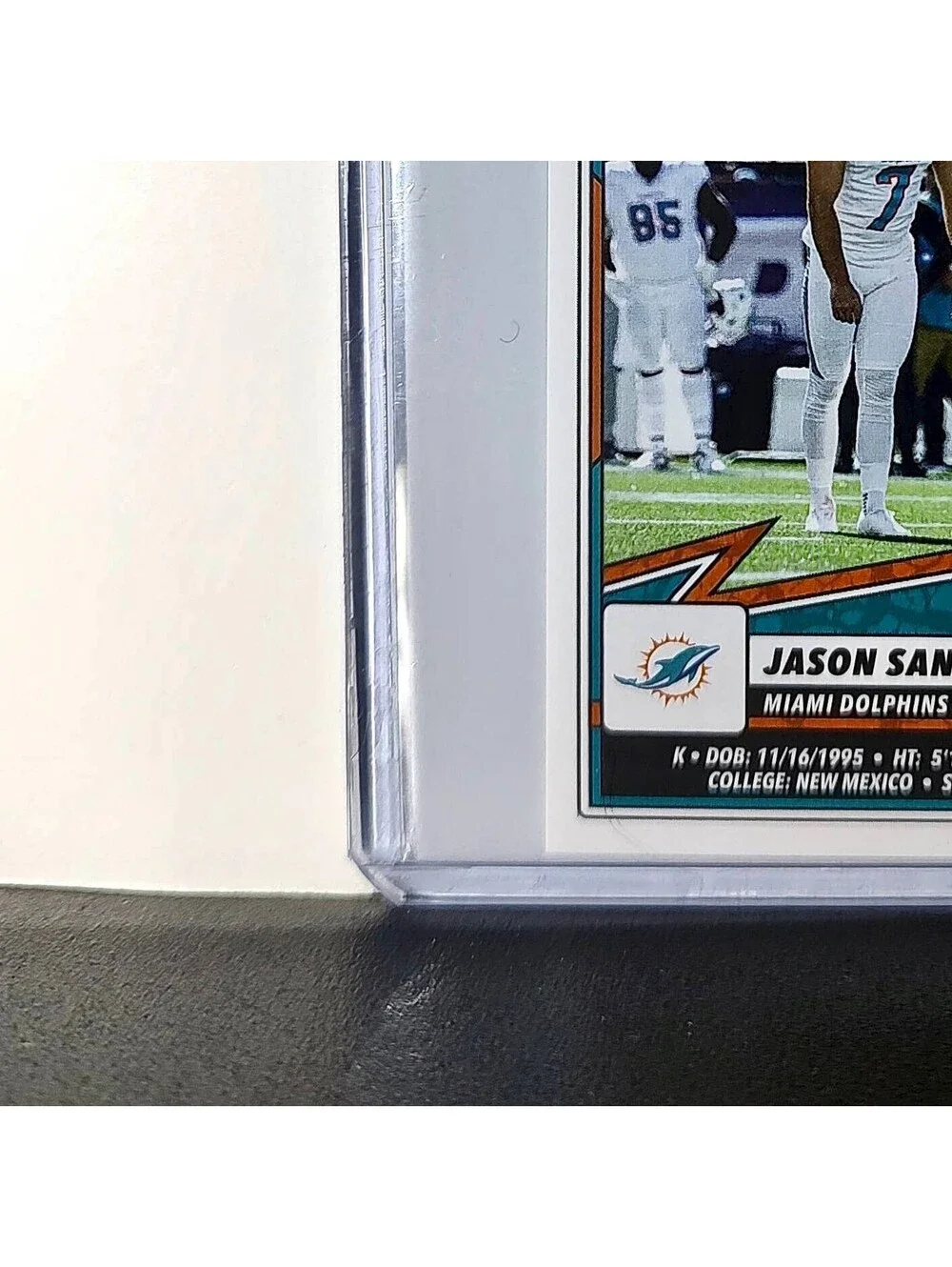 Jason Sanders 2025 Panini NFL #68 Sticker Miami Dolphins